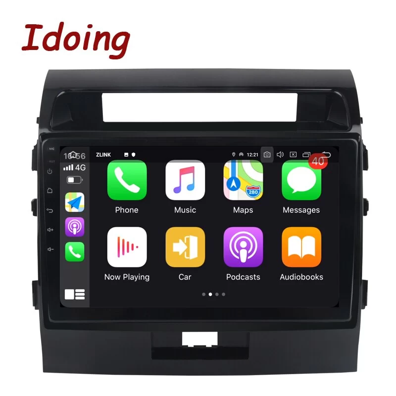 Idoing 10.2INCH Android Auto Car Radio DSP Player For Toyota Land Cruiser 11 LC 200 2008-2013 GPS Navigation Head Unit Plug And Play