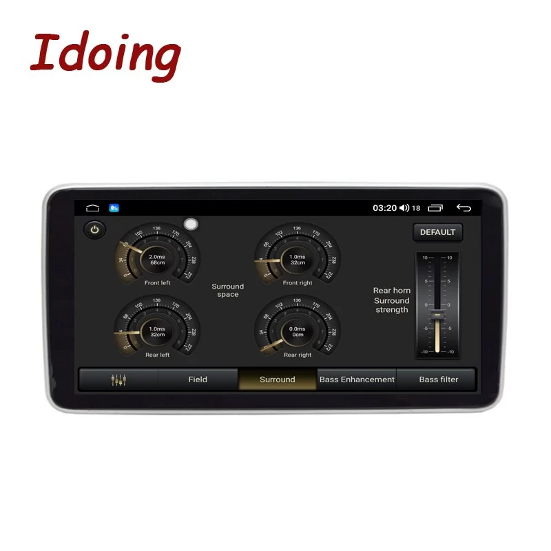 Idoing 10.25' 4G+64G Android Stereo Head Unit For Universal Car GPS DSP Radio Player 2.5D IPS Navigation Multimedia Bluetooth