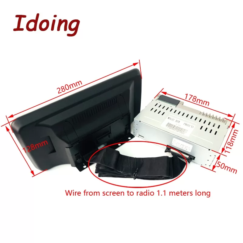 Idoing 10.25' 4G+64G Android Stereo Head Unit For Universal Car GPS DSP Radio Player 2.5D IPS Navigation Multimedia Bluetooth