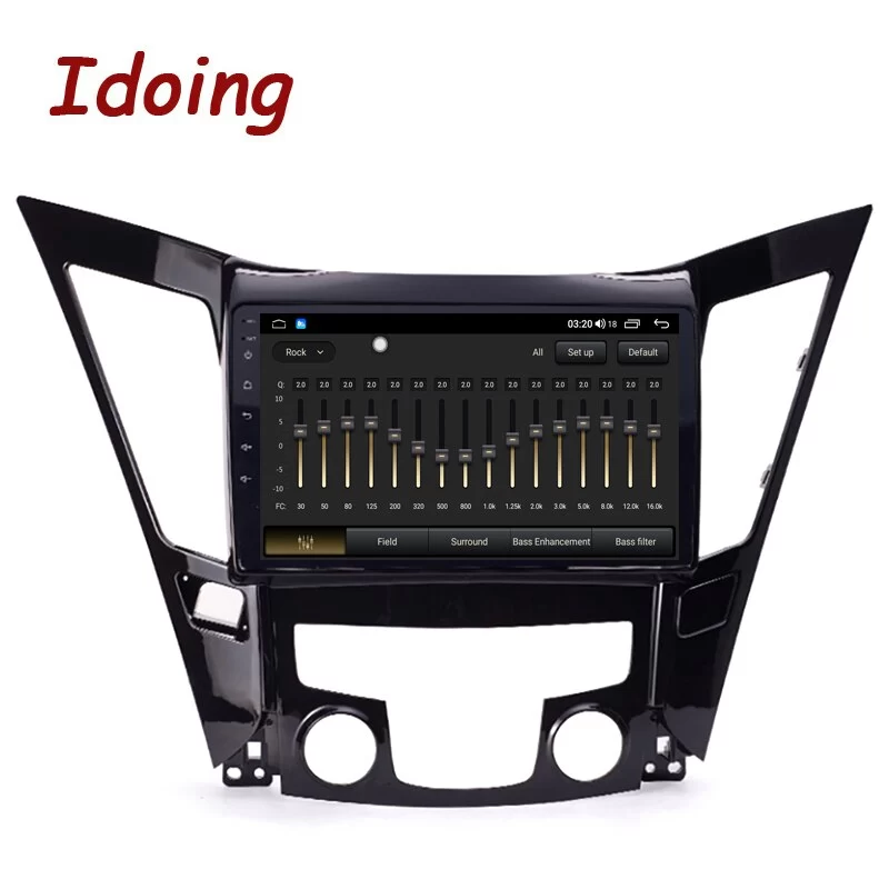 Idoing 10.2inch Car Android Radio Player For Hyundai Sonata 6 YF i40 i45 2009-2014 Stereo GPS Navigation Head Unit Plug And Play