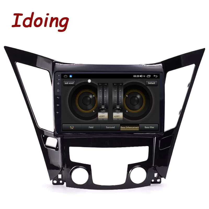 Idoing 10.2inch Car Android Radio Player For Hyundai Sonata 6 YF i40 i45 2009-2014 Stereo GPS Navigation Head Unit Plug And Play