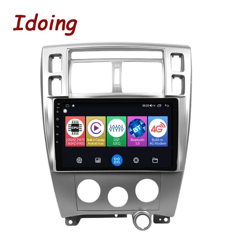 Idoing10.2&quot;Car Stereo Radio Multimedia Player For Hyundai Tucson 1 2004-2010 Android Auto GPS Navigation Head Unit Plug And Play