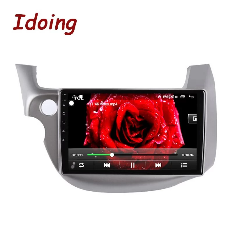 Idoing 10.2 inch Androidauto Car Radio Multimedia Player GPS Navigation For Honda Jazz 2 GG Fit 2 2008 Carplay Head Unit Plug And Play