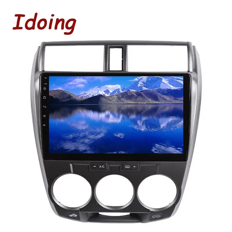 Idoing 10.2 inch Car Android  Auto Carplay DSP Radio Multimedia Player For Honda City 2008-2013 GPS Navigation Head Unit Plug And Play