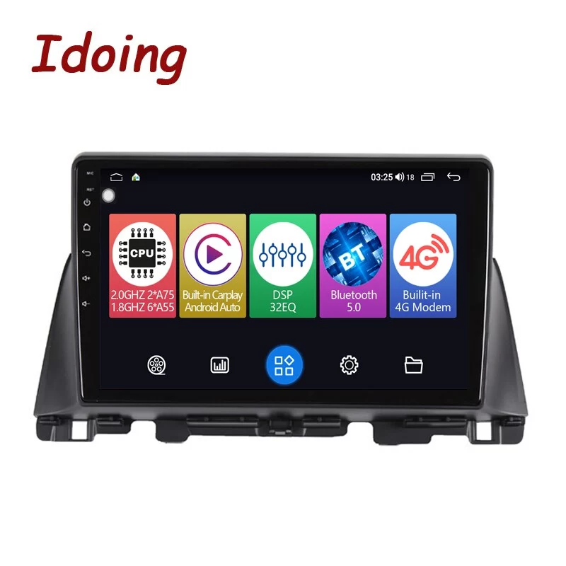 Idoing10.2&quot;Car Radio Audio Head Unit Plug And Play Player For Kia Optima 3 TF 4 JF 2015-2020 GPS Navigation Carplay Android Auto