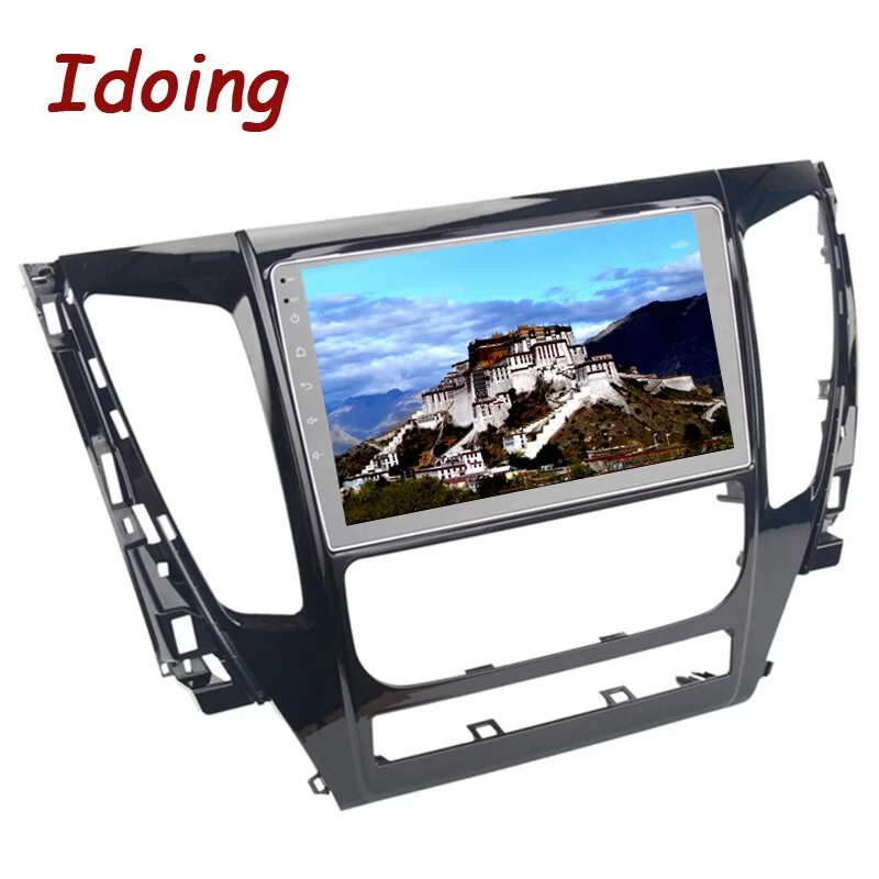 Idoing 2.5D QLED Car Intellige Android Radio Player For MITSUBISHI PAJERO Sport 2016-2018 GPS Navigation Head Unit no 2 din dvd