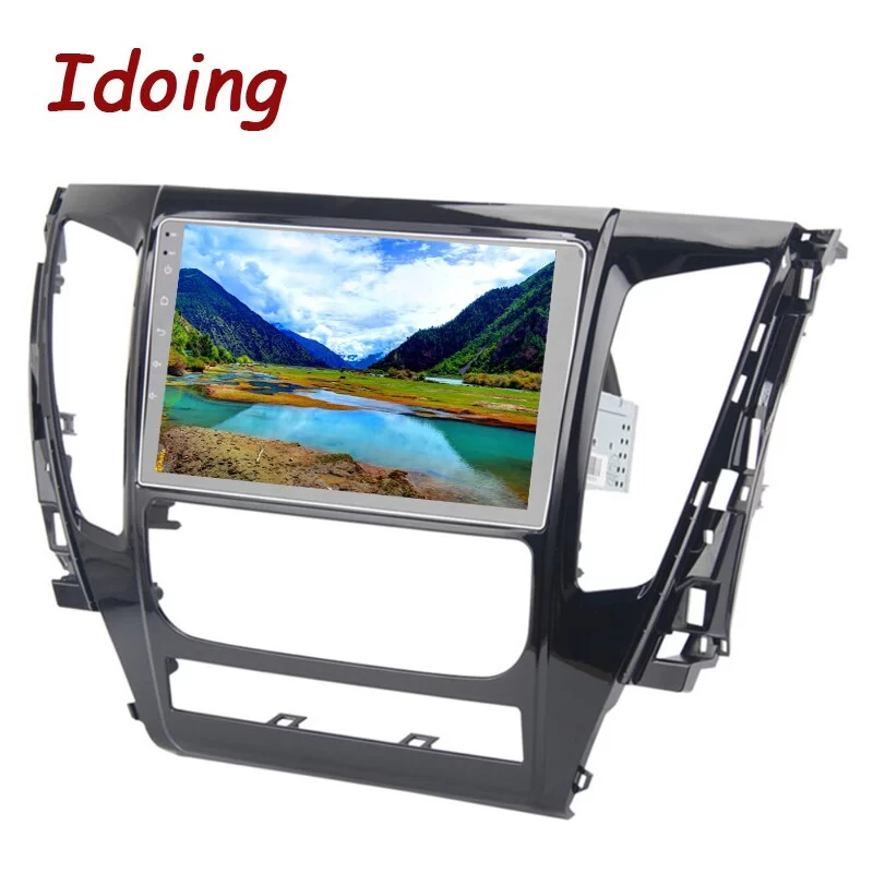 Idoing 2.5D QLED Car Intellige Android Radio Player For MITSUBISHI PAJERO Sport 2016-2018 GPS Navigation Head Unit no 2 din dvd