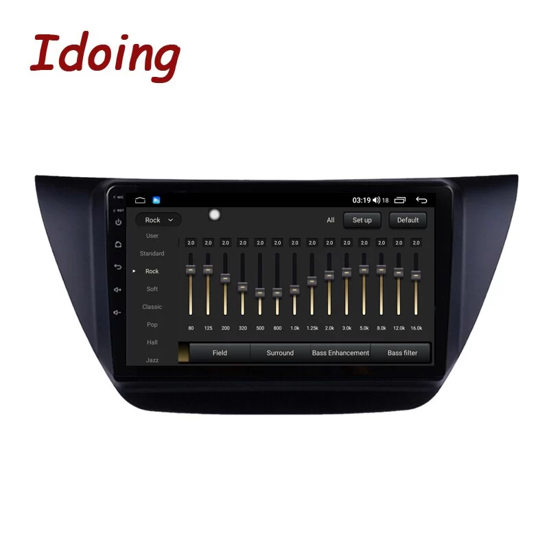 Idoing 9inch  2.5D QLED For Mitsubishi lancer ix 2006-2010 Car Radio Multimedia Player Navigation GPS Accessories Sedan NO 2 din DVD