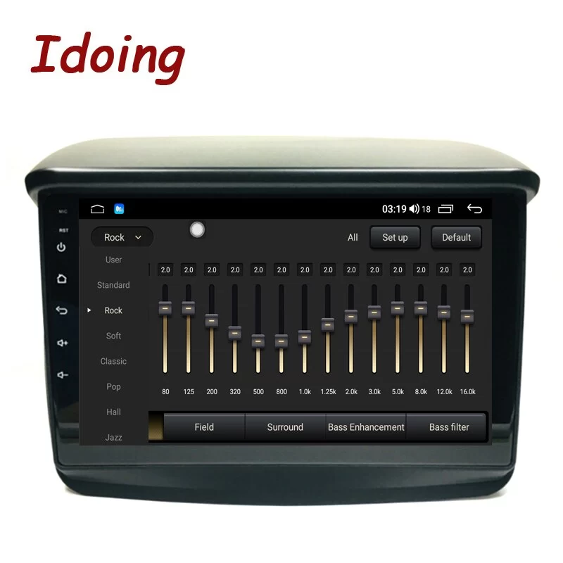 Idoing9"64G 2.5D QLED For Mitsubishi Pajero Sport 2013 Car Radio Multimedia Video Player Navigation GPS Accessories Sedan NO DVD