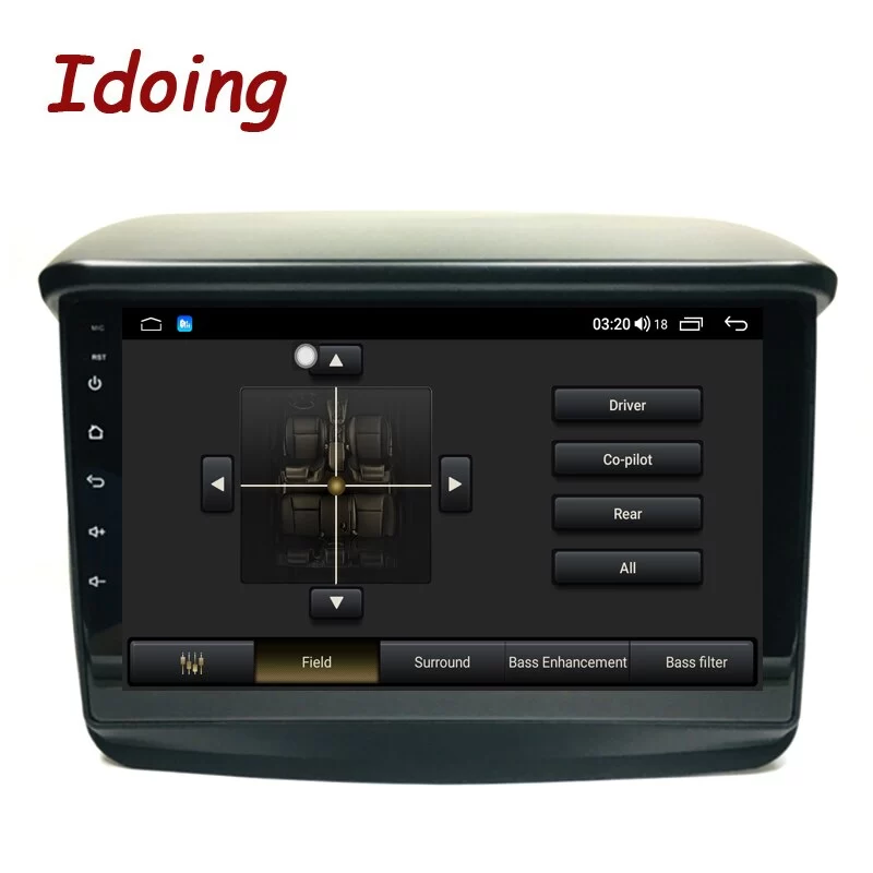 Idoing9&quot;64G 2.5D QLED For Mitsubishi Pajero Sport 2013 Car Radio Multimedia Video Player Navigation GPS Accessories Sedan NO DVD